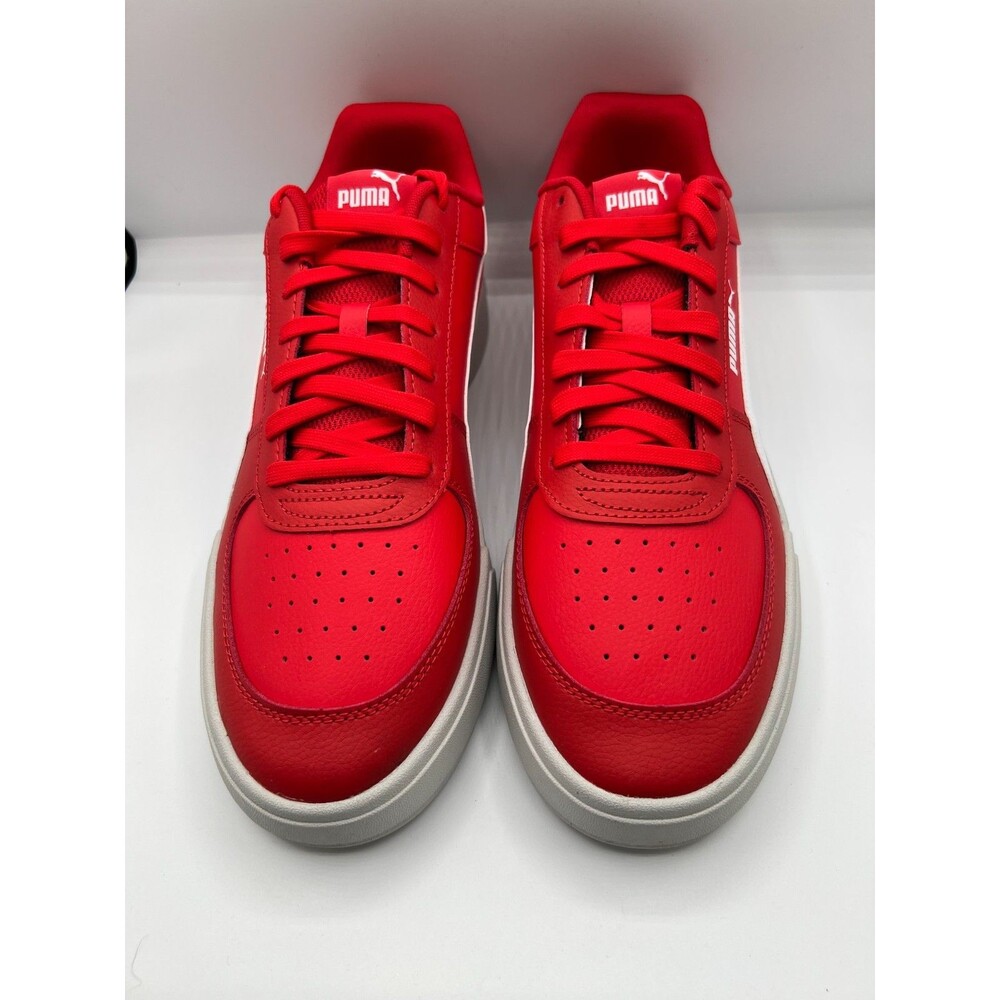 Puma Caven 2.0 Red White Sneakers Men’s Size 14 Casual Court Shoes